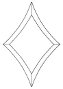 Bevel, Rauten-Stern,